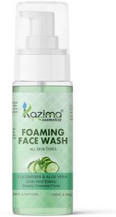 Kazima Cucumber & Aloe Vera Foaming Face Wash