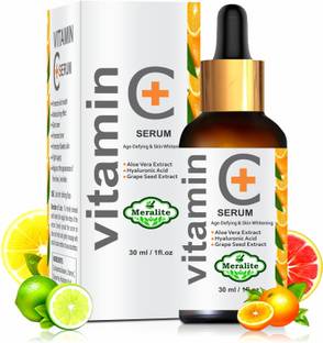 Meralite Vitamin C Serum - Skin Clearing Serum - Brightening, Anti-Aging Skin Repair, Supercharged Face Serum, Dark Circle, Fine Line & Sun Damage Corrector