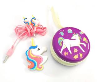 stylie modern Alternatives Unicorn Earphone Unicorn Earphone Case (Pack of 2) Wired