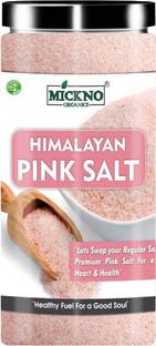 mickno organics 450 Gm Himalayan pink Rock salt powder for weight loss & Healthy Cooking Himalayan Pink Salt