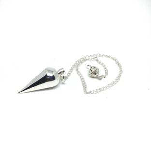 Crystals Way Pointed Brass Metal Pendulum for Crystal Therapy Healing Dowsing and Prediction Decorative Showpiece  -  22 cm