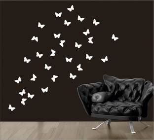 wall1ders Floral & Botanical White Wallpaper