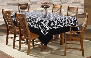 AIRWILL Printed 6 Seater Table Cover