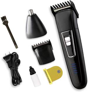 Make Ur Wish Professional Shaver and 3 in 1 Beard, Nose and Ear Waterproof Trimmer for Men 3 In 1 (2000mAh) Grooming Kit 45 min  Runtime 3 Length Settings