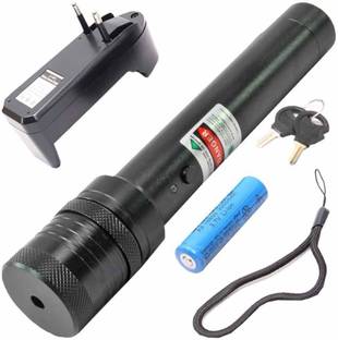 FStyler High Powered Laser Pointer 650nm, Working Time Over 8000 Hrs rechargeable Green Laser-303 Pointer Party Pen Disco Light 5 Mile with Battery indoor and outdoor Black