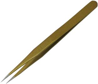 MyJerry Precision Sharp Needle Nose Pointed Tweezer for Ingrown Hairs, Splinters, Ticks & Glass Removal