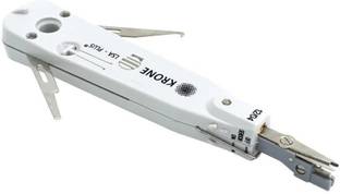 BALRAMA Original Smooth Krone Tool KD-1 Punch Down Insertion Tool KRONE & ADC LSA Plus with Sensor, Scissors, Wire Hook & Blade Telecom Phone Wire Cable Module Rj11 Rj45 Cat5 Ethernet Network Patch Panel Faceplate Tool for Lan Wire Cctv Camera Telephone Electric Wire Ethernet Network Lan Adsl Computer Maintenance Repair Tools Manual Crimper