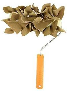 AMAZINGDECOR Ragging Roller with Handle 9 Inch,Brown ROYAL RAGGING ROLLER WITH HANDLE, IMPORTED QUALITY (9 INCH, BROWN COLOR) DESIGNER ROLLER OF PREMIUM QUALITY Paint Roller (Pack of 1) Paint Roller (Pack of 1) Paint Roller