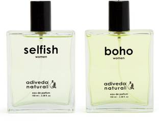 Adiveda Natural Selfish & Boho For Men & Women Perfume Gift Set Eau de Parfum  -  200 ml