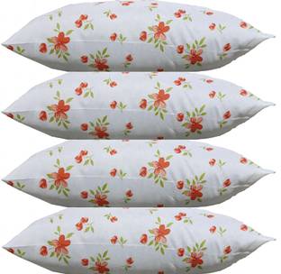 Changers Polyester Fibre Floral Sleeping Pillow Pack of 4