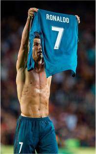 Cristiano Ronaldo Flex Poster for Room B54 Paper Print