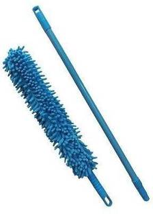 LAMANSH Foldable Microfiber Fan Cleaning Duster Steel Body Flexible Fan mop for Quick and Easy Cleaning of Home, Kitchen, Car, Ceiling, and Fan Dusting Office Fan Cleaning Brush with Long Rod Dry Duster