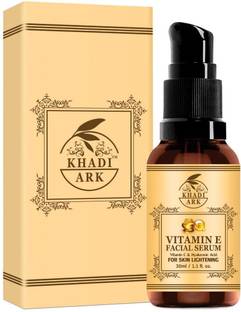Khadi Ark Vitamin E Face Serum with Vitamin C, Retinol & Hyaluronic For Natural Beauty and Glowing Skin