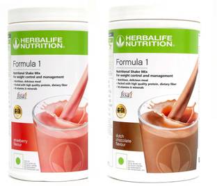 HERBALIFE Formula 1 shake mix Strawberry and Chocolate Flavour for weigtt loss Plant-Based Protein