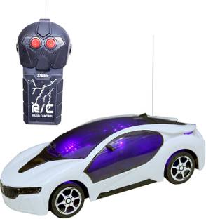 Just97 Wireless Remote Control Fast Modern Car With 3D Light