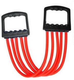 Healthline Adjustable Rubber Chest Developer/Chest Expander Exerciser Muscle Fitness Resistance Tube