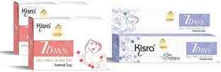 KISRA 7Days Soap & Cream Combo Pack For Acne, Pimple, Dark Circle, Black Spot, Stretch Mark