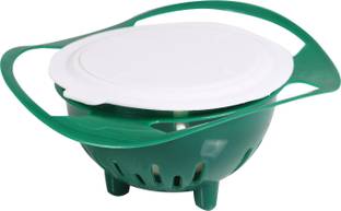 mouldex Kids Magic Bowl Universal 360 Rotate Funny Toys Baby Gyro Feeding Toy Bowl Dishes Kids Boy Girl Spill Proof Food Bowl  - Plastic