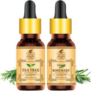 Khadi Ark Rosemary Oil (100% Pure Essential) (Combo of 2) 15 ML Each Hair Oil
