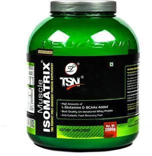 TSN MUSCLE ISOMATRIX Proteins Whey Protein Concentrate CHOCOLATE Powder 2000 Gram Whey Protein