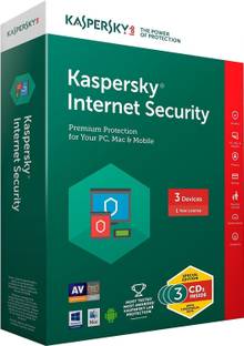 Kaspersky Internet Security 3 User 1 Year (Renewal)