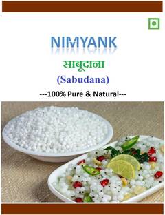 NIMYANK Whole Sabudana / Sago / Tapioca Sago