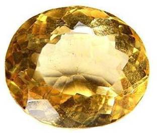 Urancia Untreated Citrine Yellow Topaz Loose Gem Stone A++ Quality 8.3 Cts Regular Round Crystal Stone