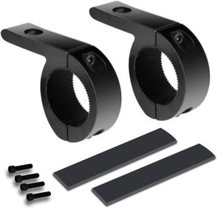 ALLEXTREME Universal Fog Light Horizontal Bar Clamp Mounting Bracket Kit 1"/ 1.5"/ 1.75"/ 2" for Car, Motorcycle, Jeep, SUV and Off Road Vehicles Bike Headlight Mount