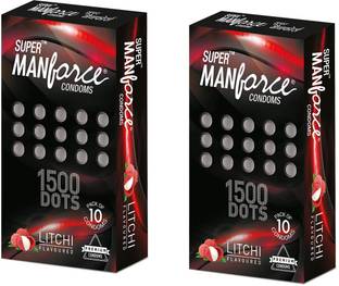 MANFORCE Litchi flavored condom 10 pcs each pack of 2 Condom