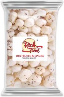 Rich Treat Lotus Seed PopNut / Gorgon nut Puffed Kernels (Phool Makhana) Fox Nut Grade - Big Phool Makhana