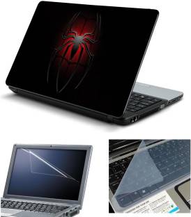 Advik Arts 3in1 Spiderman (6) Laptop Skin Sticker with Screen & Key Guard for All Laptop & Notebook upto 15.6" inches Combo Set