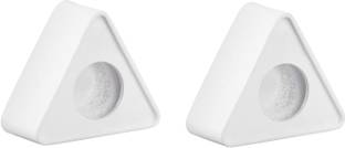 WON Interview Mic Logo Station for News Mic Microphone etc. Pack of 2 Mic Logo Station (White) Holder
