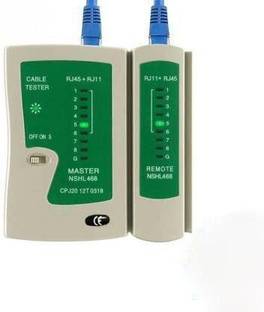 BIGGEAR RJ45 RJ11 RJ12 Cat5 Cat6 Network Cable Tester Ethernet LAN Wire Line Tool Network Interface Card