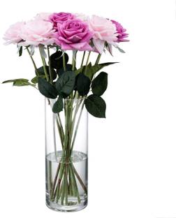 Decorzone Beautiful Cylinder shape Pot Vase for flowers and plants Plant Container Set