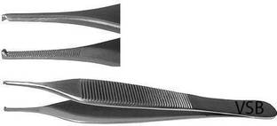 GOLDFINCH Adson Toothed 1X2 Forceps 5 Inch Special Pieces Stainless steel Tissue Forceps