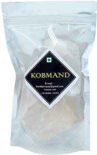 KOBMAND Alum Stone Natural Crystal White Fitkari (Phitkari)