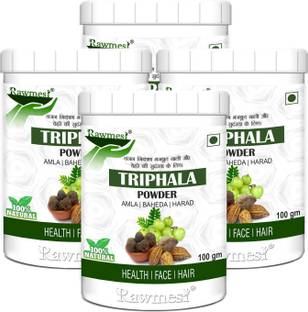 रवमेस्ट प्योर ऑर्गेनिक त्रिफला पाउडर (अमला, बहेड़ा, हरड़)