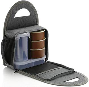 Sunhet enterprise Stainless Steel Lunch Box - Tiffin Box with Bag for Office use, Student, Women, Men, Girls 5 Containers Stainless Steel Office Lunch Box