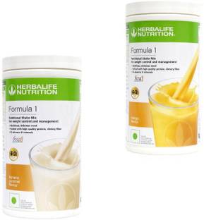 HERBALIFE Formula 1 Shake Mix- Banana Caramel Flavor & Mango Flavor For Weight Loss Plant-Based Protein