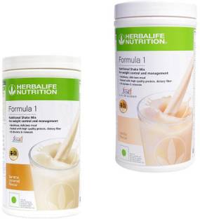 HERBALIFE Formula 1 Shake Mix- Banana Caramel Flavor & Vanilla Flavor For Weight Loss Plant-Based Protein