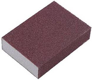 ExcitingDEalz Multipurpose Brown Color Hard Surface Like Sand Paper Magic Scrub Sponge Deep Cleaner Eraser Kitchen Tool Perfect for Gas Cleaning, Utensils, Wood Aluminum Oxide Sandpaper