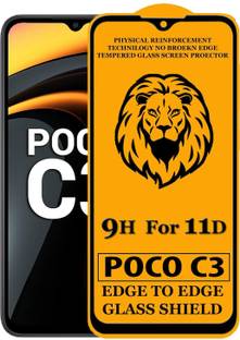 SEVEN7STAR Edge To Edge Tempered Glass for POCO C3