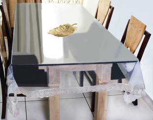 YELLOW WEAVES Solid 6 Seater Table Cover