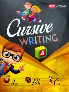Red Active Cursive Writing Class 4