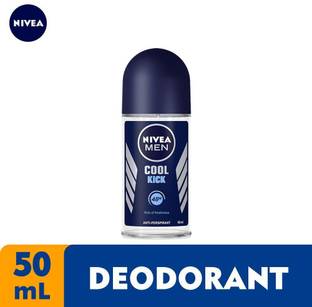 NIVEA for Men Cool Kick Roll-On Deodorant 50ml Deodorant Roll-on  -  For Men