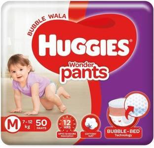 Huggies Wonder Pants Medium Size Diapers - M (50 Pieces)take it - M