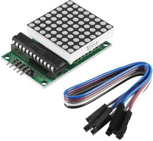 KitsGuru MAX7219 Dot Led Matrix With Cable Display Lights Electronic Hobby Kit