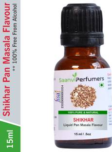 Saanvi perfumers Shikhar Pan Masala Flavour For Used in Gutkha, Pan Masala, Khaini, Chewing Tobacco and Other Desserts (No Chemical | No Preservatives) Pan Masala Liquid Food Essence