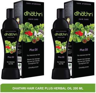 Dhathri Hair Care Plus Herbal Oil | Best Oil For Hair Growth And Thickness (Pack of 2)100ml Hair Oil