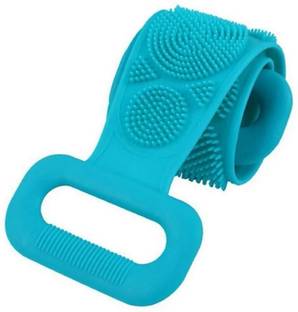 shivay Export Silicon Body Scrubber ody Wash Silicone Body Scrubber Belt Double Side Shower Belt Removes Bath Towel Waterproof Easy Foot Cleaning Brush